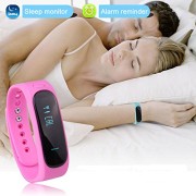 ForestfishTM-Bluetooth-Sync-Smart-Bracelet-Sports-Fitness-Tracker-Smart-Wristband-Water-Resistant-Tracker-Bracelet-Sleep-Monitoring-Anti-lost-Smart-Watch-Blue3-0-3