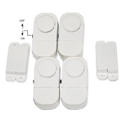 HDE-DIY-4-Piece-Wireless-Personal-Security-Alarm-System-Kit-for-Homes-Businesses-0