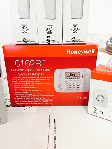 Honeywell-Vistas-20P-6162RF-3-5816WMWH-5800PIR-RES-5834-4-Battery-Siren-Jack-and-Cord-Kit-Package-0-0