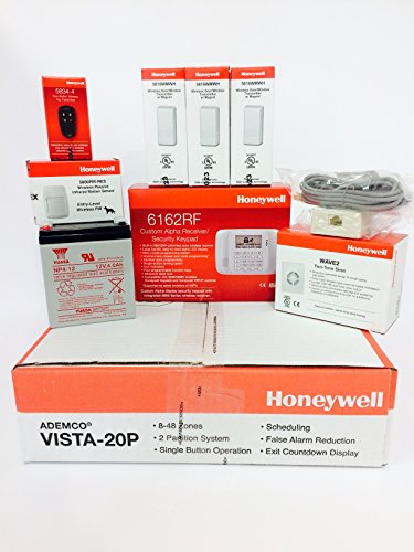 Honeywell-Vistas-20P-6162RF-3-5816WMWH-5800PIR-RES-5834-4-Battery-Siren-Jack-and-Cord-Kit-Package-0