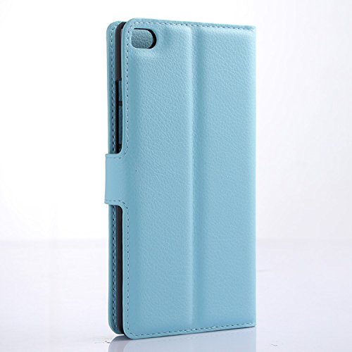 Huawei-Ascend-P8-Case-Demommtm-Flip-Folio-Pu-Leather-Wallet-Pouch-Case-Holder-Cover-with-Stand-Card-Slots-for-Huawei-Ascend-P8-Smartphone-Blue-0-1