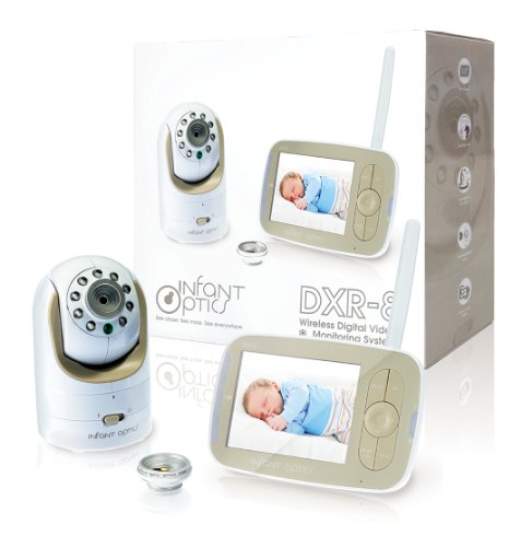 Infant-Optics-DXR-8-Video-Baby-Monitor-With-Interchangeable-Optical-Lens-WhiteBiege-0-3