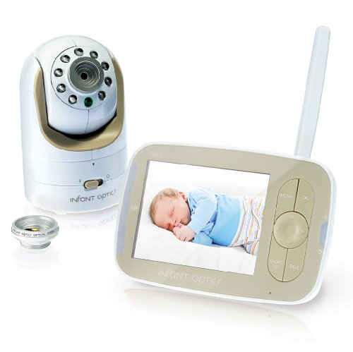 Infant-Optics-DXR-8-Video-Baby-Monitor-With-Interchangeable-Optical-Lens-WhiteBiege-0