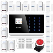 KERUI-New-Android-IOS-APP-433Mhz-Sensor-Dual-network-GSM-PSTN-Sim-Call-LCD-Smart-Dislay-Touch-Keypad-Home-Security-Voice-Burglar-Alarm-0