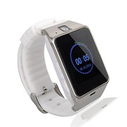 Kingear-A18-Smart-Bluetooth-30-NFC-Waterproof-Watch-Phone-Camera-Tf-Card-Wristwatch-for-IOS-Iphone-Android-Samsung-HTC-Etc-White-0