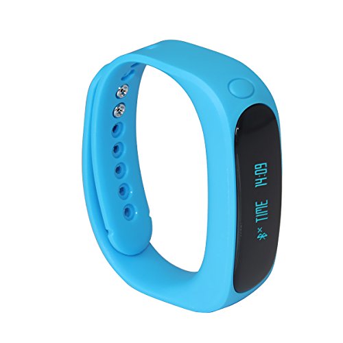 LeFunTM-Fit-Bluetooth-40-IP57-Waterproof-Smart-Bracelet-Sports-Fitness-Tracker-Smart-Wristband-with-Pedometers-Incoming-CallsSMS-notice-Sleep-Monitoring-Anti-lost-for-Android-and-iPhone-Smart-Phone-Bl-0