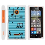 Lumia-435-Case-Stylish-Personalized-Protective-Snap-On-Hard-Case-Phone-Protector-for-Microsoft-Lumia-435-T-Mobile-from-MINITURTLE-Includes-Clear-Screen-Protector-and-Stylus-Pen-Musical-Blues-0