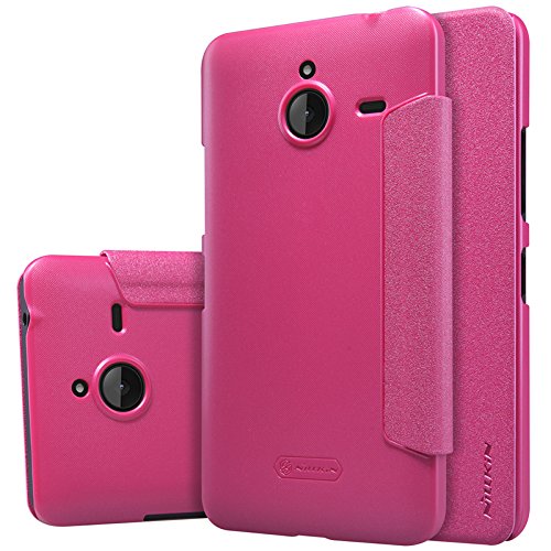 Lumia-640-Xl-Case-Demommtm-Sparkle-Ultra-Thin-Pu-Flip-Folio-Leather-Case-Slim-Cover-for-Nokia-Microsoft-Lumia-640-Xl-Smartphone-Sparkle-series-Red-0