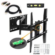 Lumsing-Universal-Corner-TV-Wall-Mount-Bracket-with-Full-Motion-Swing-OutExtendable-Tilting-Swivel-Articulating-Arm-for-14-40-LED-LCD-Plasma-TVs-and-flat-panel-displays-such-as-Dynex-Dell-Olevia-synta-0