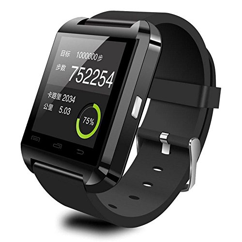 LuxsureBluetooth-Smart-Watch-WristWatch-U8-UWatch-Fit-for-Smartphones-IOS-Android-Apple-iphone-44S55C5S-Android-Samsung-S2S3S4Note-2Note-3-HTC-Sony-BlackberryBlack-0-1