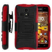 MINITURTLE-2-in-1-Hybrid-Dual-Layer-Armor-Phone-Case-Cover-with-Kickstand-Holster-Belt-Clip-and-Screen-Protector-for-Prepaid-Android-Smartphone-Kyocera-Hydro-Icon-C6730-Kyocera-Hydro-Life-C6530-Boost–0-10