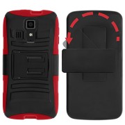 MINITURTLE-2-in-1-Hybrid-Dual-Layer-Armor-Phone-Case-Cover-with-Kickstand-Holster-Belt-Clip-and-Screen-Protector-for-Prepaid-Android-Smartphone-Kyocera-Hydro-Icon-C6730-Kyocera-Hydro-Life-C6530-Boost–0-14