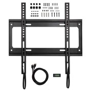 Mounting-Dream-MD2361-K-Low-Profile-TV-Wall-Mount-Bracket-for-most-of-26-55-Inch-LED-LCD-and-Plasma-TV-with-VESA-from-75X75-to-400x400mm-Loading-Capacity-100-lbs-Including-Magnetic-Bubble-Level-for-Sa-0-1