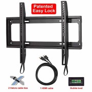 Mounting-Dream-MD2361-K-Low-Profile-TV-Wall-Mount-Bracket-for-most-of-26-55-Inch-LED-LCD-and-Plasma-TV-with-VESA-from-75X75-to-400x400mm-Loading-Capacity-100-lbs-Including-Magnetic-Bubble-Level-for-Sa-0