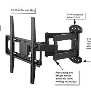 Mounting-Dream-MD2379-TV-Wall-Mount-Bracket-with-Full-Motion-Articulating-Arm-15-Extension-for-most-of-26-55-Inches-LED-LCD-and-Plasma-TVs-up-to-VESA-400x400mm-and-99-lbs-with-Tilt-Swivel-and-Rotation-0-0