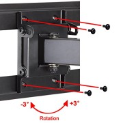 Mounting-Dream-MD2379-TV-Wall-Mount-Bracket-with-Full-Motion-Articulating-Arm-15-Extension-for-most-of-26-55-Inches-LED-LCD-and-Plasma-TVs-up-to-VESA-400x400mm-and-99-lbs-with-Tilt-Swivel-and-Rotation-0-3