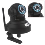 Neewer-Black-P2P-Plug-Play-High-Definition-Wireless-Pan-Tilt-IP-Camera-H264-720P-1-Million-Pixels-Surveillance-Camera-System-Baby-Monitor-Pets-Monitor-Home-Security-Two-Way-Audio-Night-Vision-Built-in-0-1