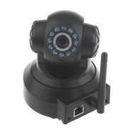 Neewer-Black-P2P-Plug-Play-Wireless-Pan-Tilt-IPNetwork-Internet-Camera-Surveillance-Camera-System-Baby-Monitor-Pets-Monitor-Home-Security-Two-Way-Audio-Night-Vision-Built-in-Microphone-With-Cell-Phone-0-0