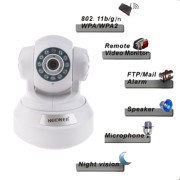 Neewer-White-P2P-Plug-Play-High-Definition-Wireless-Pan-Tilt-IP-Camera-H264-720P-1-Million-Pixels-Surveillance-Camera-System-Baby-Monitor-Pets-Monitor-Home-Security-Two-Way-Audio-Night-Vision-Built-in-0-3