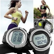 Oittm-Sport-Watch-with-Heart-Rate-Monitor-Fitness-Activity-Tracker-Running-Exercise-Timers-Calorie-Counter-Pedometer-Countdown-Stopwatch-Dual-Alarm-and-El-Backlight-with-Rubber-Gel-Strap-Digital-Runni-0-3