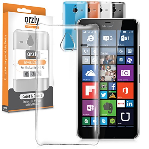 Orzly-InvisiCase-for-LUMIA-640-XL-100-CLEAR-100-Transparent-Colour-Protective-Phone-Cover-Shell-for-use-with-the-MICROSOFT-LUMIA-640-XL-SmartPhone-2015-Model-0