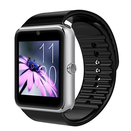 Otium-One-Bluetooth-Smart-Watch-with-NFC-Cell-Phone-Watch-Phone-Mate-For-Android-Full-functions-Samsung-S3S4S5Note-2Note-3Note-4-HTC-Sony-LG-and-iPhone-55C5S66-Plus-Partial-functions-0
