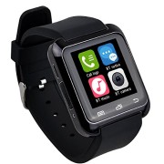 Powerlead-U80-Bluetooth-40-Smart-Wrist-Wrap-Watch-Phone-for-Smartphones-IOS-Android-Apple-iphone-55C5S66-Puls-Android-Samsung-S3S4S5-Note-2Note-3-Note-4-HTC-Sony-Black-0