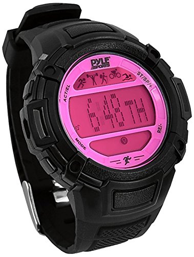 Pyle-PAST44PN-Multi-Function-Sleep-MonitorPedometer-Step-CounterLED-Backlight-Sports-Wrist-Watch-0-0