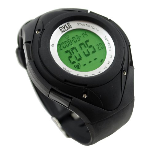 Pyle-Sports-PHRM38BK-Heart-Rate-Monitor-Watch-with-3D-WalkingRunning-Sensor-0