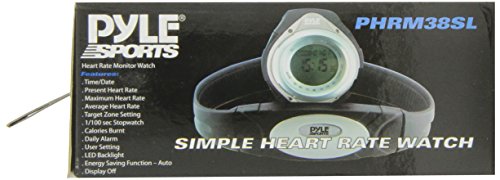 Pyle-Sports-PHRM38SL-Heart-Rate-Monitor-Watch-with-Minimum-Average-Heart-Rate-Calories-Target-Zones-Silver-0-2