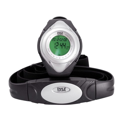 Pyle-Sports-PHRM38SL-Heart-Rate-Monitor-Watch-with-Minimum-Average-Heart-Rate-Calories-Target-Zones-Silver-0