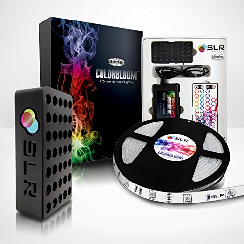 SLR-ColorBloom-LED-Strip-Kit-STARTER-Kit-w-Remote-Complete-Plug-Play-Multi-Color-Waterproof-164ft-w-Mikro-SMD-Technology-Lighting-Complete-Kit-164-ft-STARTER-Kit-Plug-Play-0