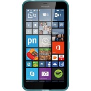 Silicone-Case-for-Microsoft-Lumia-640-XL-transparent-turquoise-Cover-PhoneNatic-0-0