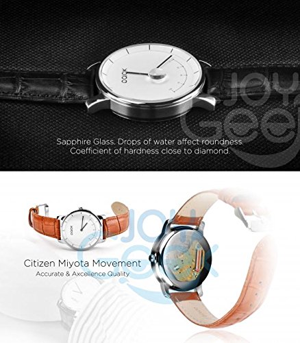 Smart-WatchJoyGeek-Paick-Bluetooth-Watch-Fashion-Wristwatch-2-in-1-Strainless-Steel-CaseSapphire-GlassLeather-Starps-with-Bluetooth-403ATM-WaterproofActivity-TrackerCall-Remind-For-iOS-7-Apple-iPhone–0-1