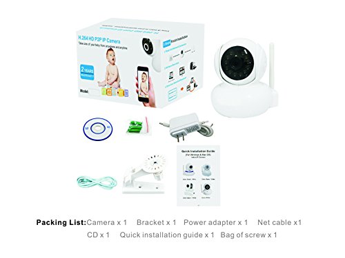 Smartiscam-Megapixel-Wireless-720P-HD-Wi-Fi-IP-Camera-QR-Code-Scan-Smartphone-WPS-Easy-Setup-Home-Remote-Surveillance-Monitoring-System-with-Two-way-Talk-30ft-Night-Vision-APP-Smooth-PT-Control-Motion-0-5