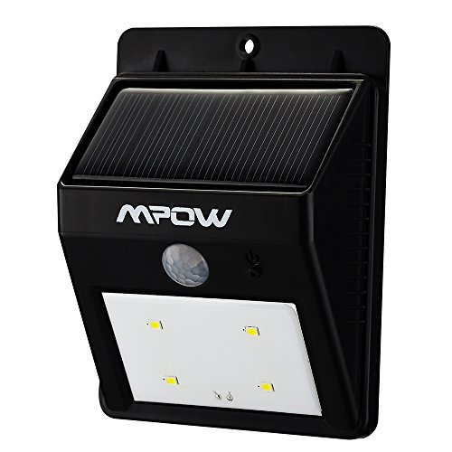 Solar-Powered-Light-Mpow-Solar-Powerd-Wireless-4-LED-Security-Motion-Sensor-Light-Outdoor-Wallgarden-Lamp-Motion-Sensor-Detector-Activated-with-Dusk-to-Dawn-Dark-Sensing-Auto-On-Off-Function-0