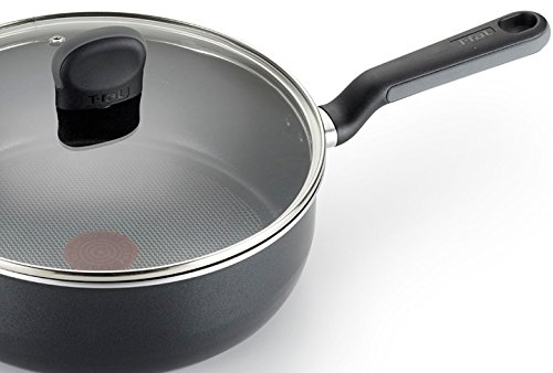 T-fal-A68833-Soft-Sides-Nonstick-Thermo-Spot-Dishwasher-Safe-Oven-Safe-Saute-Pan-Jumbo-Cooker-Cookware-42-Quart-Black-0-2