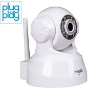 TENVIS-Wireless-IP-PanTilt-Night-Vision-Internet-Surveillance-Camera-Built-in-Microphone-With-Phone-remote-monitoring-supportWhite-0