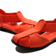 TOOSBUY-Women-Cloth-Sandals-OutdoorBeach-AquaRainyUpstreamSlip-on-Water-ShoesSoft-bottom-Espadrilles-Size-37-Orange-0-0