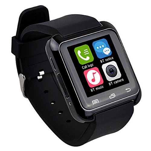 Teslasz-U80-Bluetooth-40-Smart-Wrist-Wrap-Watch-Phone-for-Smartphones-IOS-Android-Apple-iphone-55C5S66-Puls-Black-0-0