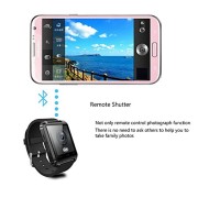 U-watch-U8S-Waterproof-Smart-Watch-Phone-Mate-with-SyncBluetooth-40Anti-lost-Alarm-for-Apple-iphone-44S55C5S-Android-Samsung-S2S3S4Note-2Note-3-HTC-Sony-Black-Black-0-3