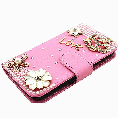 Vandot-3-in1-Accessory-Set-Cover-Phone-Case-for-SmartPhone-Apple-iPhone-6-Plus-55-inch-3D-Bling-Rhinestone-Flip-Leather-Skin-Cover-Pouch-Glitter-Magnet-PU-flower-diamond-LOVE-Flip-Case-Camellia-Diamon-0-0