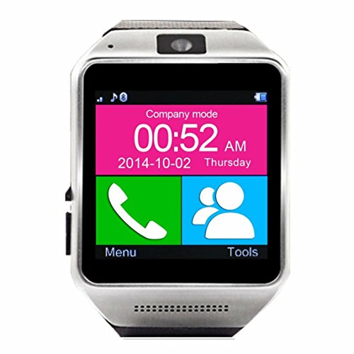 Veezy-Gear-Bluetooth-Smart-Watch-WristWatch-Phone-Mate-Black-0
