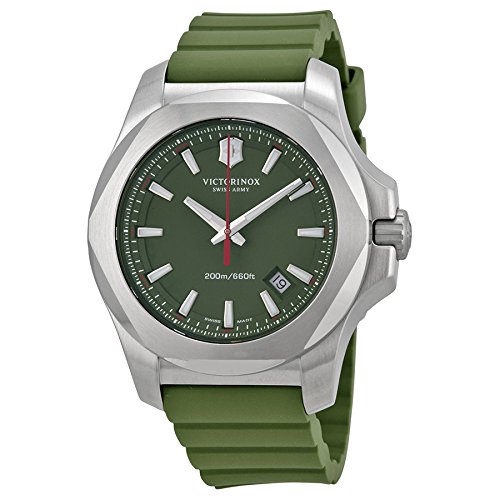 Victorinox-Mens-2416831-INOX-Analog-Display-Swiss-Quartz-Green-Watch-0
