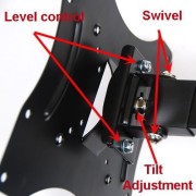 VideoSecu-Articulating-Arm-20-Extension-LCD-LED-TV-Wall-Mount-Full-Motion-Tilt-Swivel-Mount-Bracket-for-most-22-23-24-26-27-30-32-36-37-Flat-Screen-with-VESA-100-200-Mount-Pattern-1XE-0-1