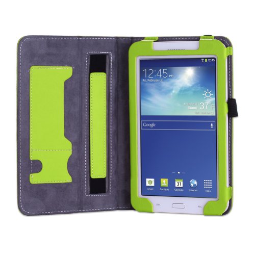 WAWO-Samsung-Tab-3-Lite-70-Inch-Tablet-Folio-Case-Cover-green-0-1