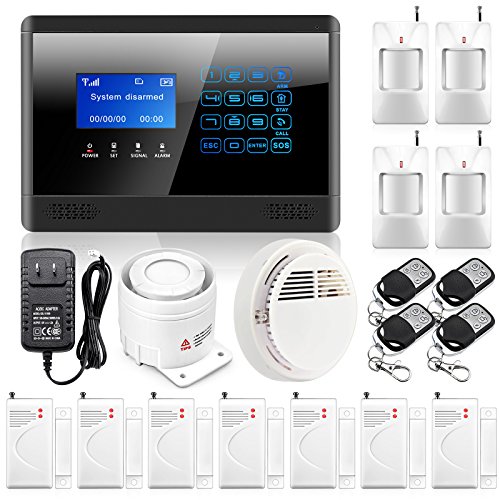 Wolf-Guard-New-Wireless-Wired-GSM-Home-Security-System-LCD-Burglar-Fire-Alarm-House-Auto-Dialer-with-Smoke-Detector-0