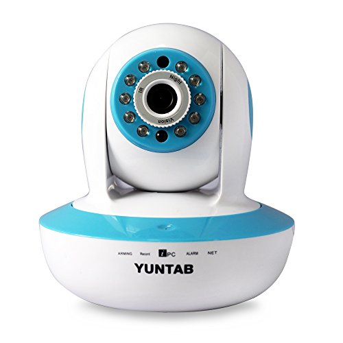 Yuntab-HD-Wi-Fi-IP-Camera-Wireless-Security-Camera-Video-MonitoringSmartphone-Easy-Setup-Remote-Monitoring-System-1280720-with-Two-way-Audio-Alarm-SMS-E-mail-Blue-0