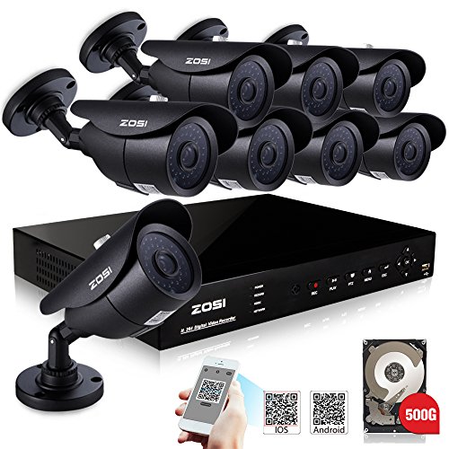 ZOSI-8-CH-DVR-Home-Security-System-8PCS-960H-800TVL-42-IR-Leds-40m-Night-Vision-Outdoor-Surveillance-CCTV-Waterproof-Camera-Kits-with-500GB-0
