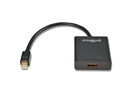 gofanco-Gold-Plated-Mini-DisplayPort-to-HDMI-Active-Converter-for-4K-UltraHD-DisplayMonitor-Thunderbolt-Compatible-Support-Eyefinity-DisplayPort-12-Black-MALE-to-MALE-for-Apple-MacBook-MacBook-Air-Mac-0-4
